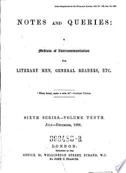 Notes and Queries