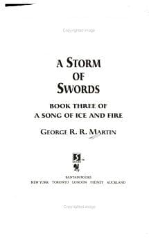 A Storm of Swords